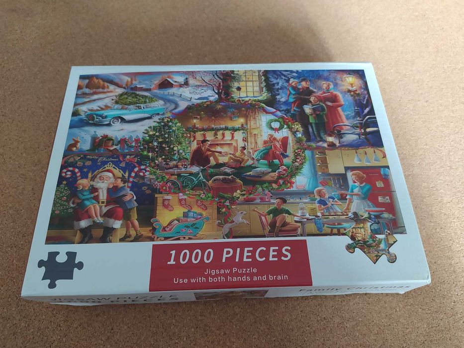 Puzzle kalendarz adwentowy 1000 elementów