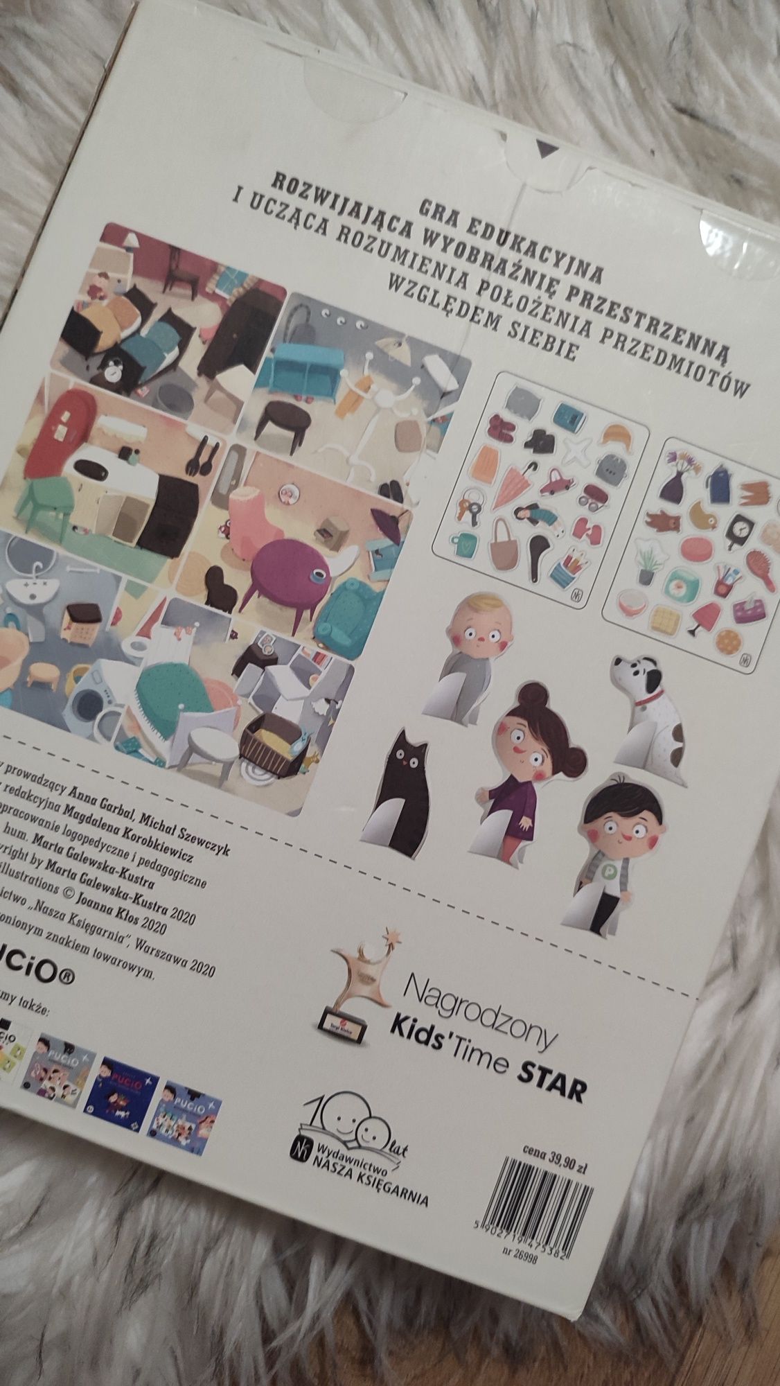 Pucio Gdzie to położyć układanka gra edukacyjna