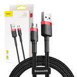 Kabel Baseus Cafule 3m USB do microUSB Szybkie Ładowanie 2A