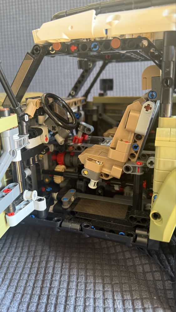 Brinquedo Jeep tipo Lego Technique