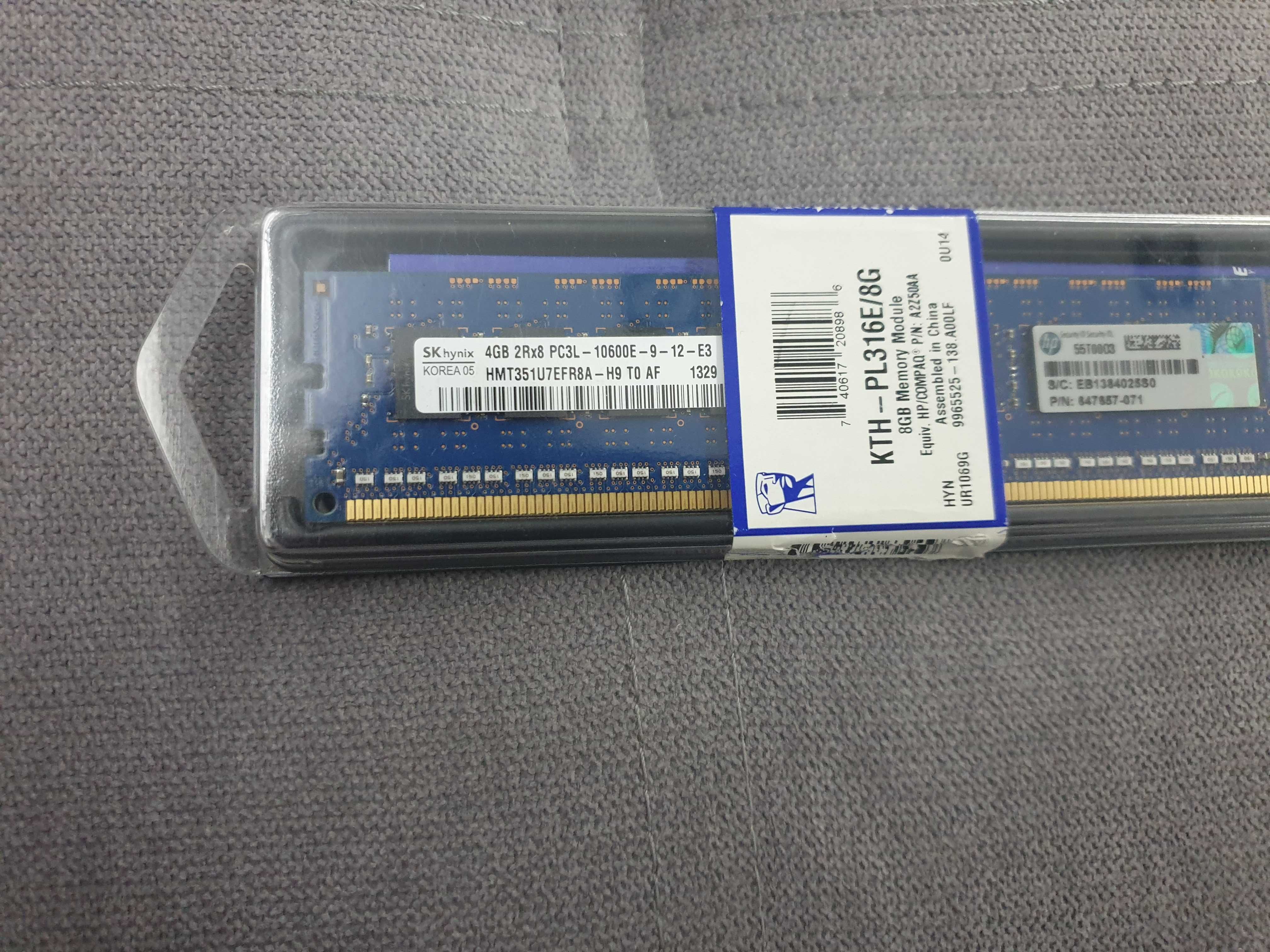 Pamięć ram 4gb 2Rx8, PC3L