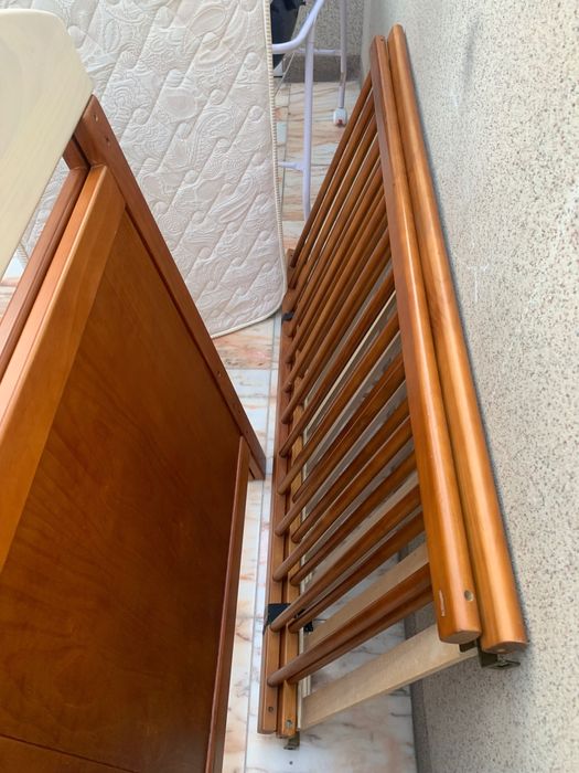 Cama madeira Pinho mel de bebé