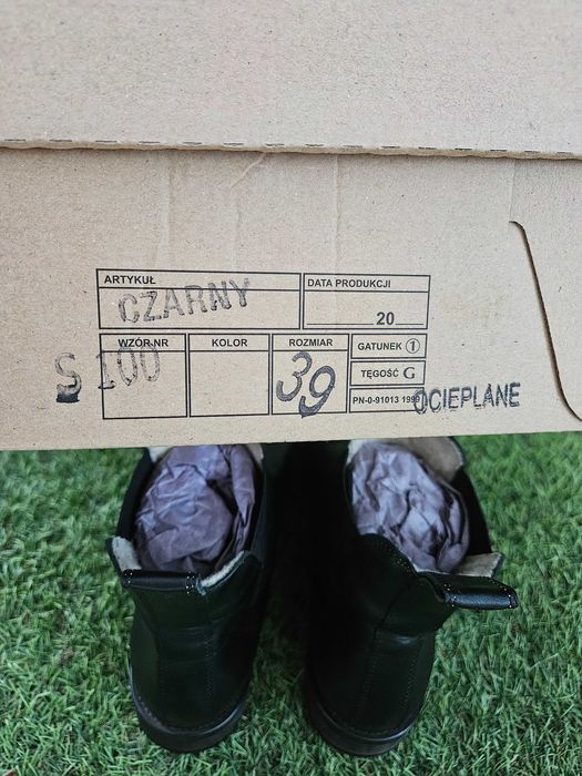 Sztyblety jeździeckie zimowe, ocieplane 39