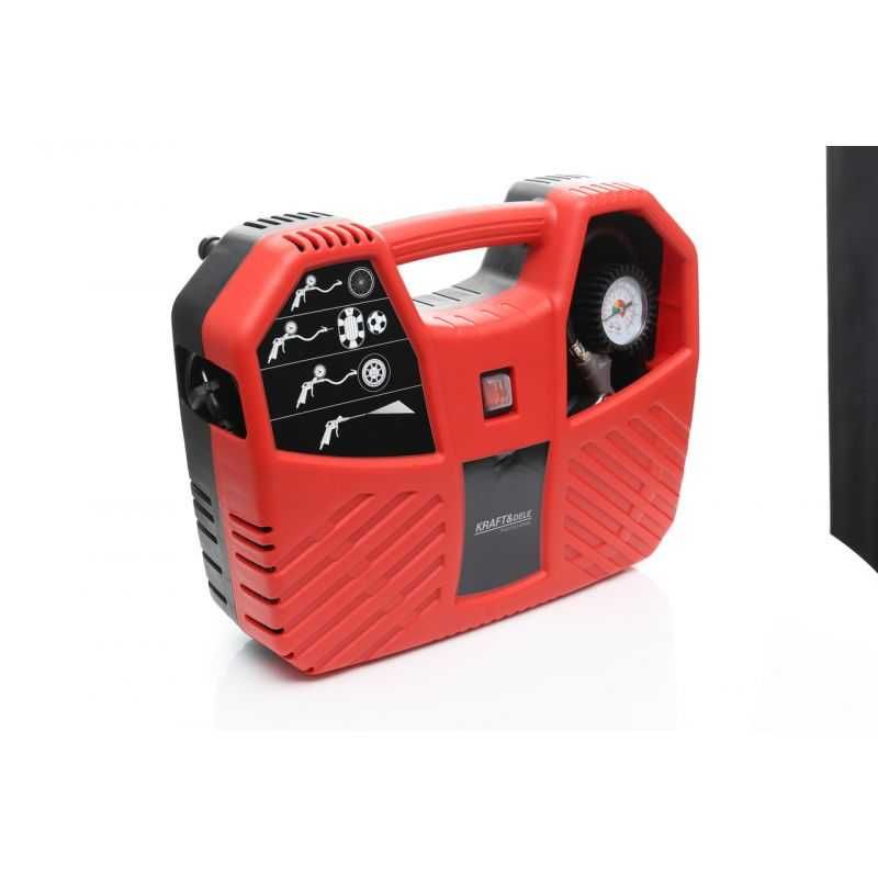 Kompresor bezolejowy 1100W, max 8bar, 180L / min