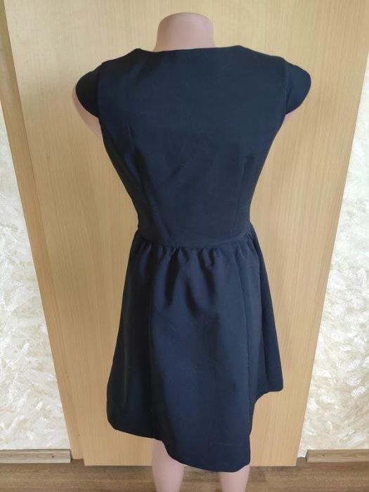 Шикарное вечернее черное платье миди ZARA S-M 44-46 размер