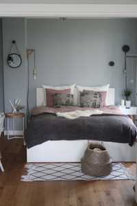 IKEA MALM łóżko 160x200 4 szuflady +materac Hokkasen