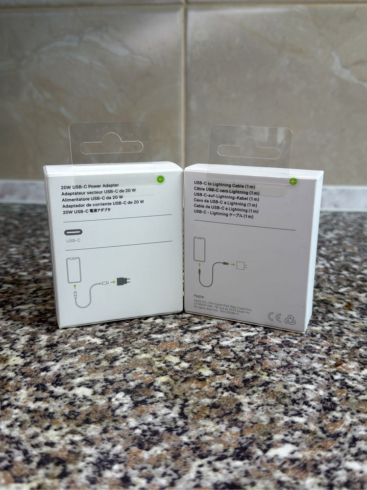 Комплект швидкої зарядки для Iphone Айфону 20w. Оригін Адаптер і шнур