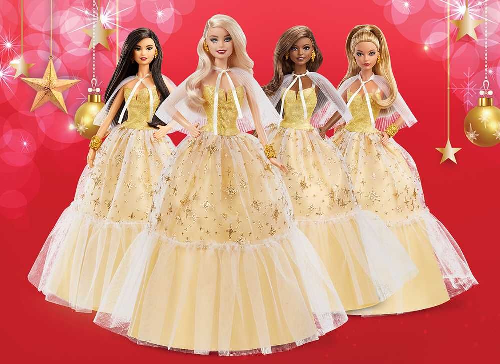 Колекційна лялька Holiday Barbie 2023 dolls 35th anniversary edition