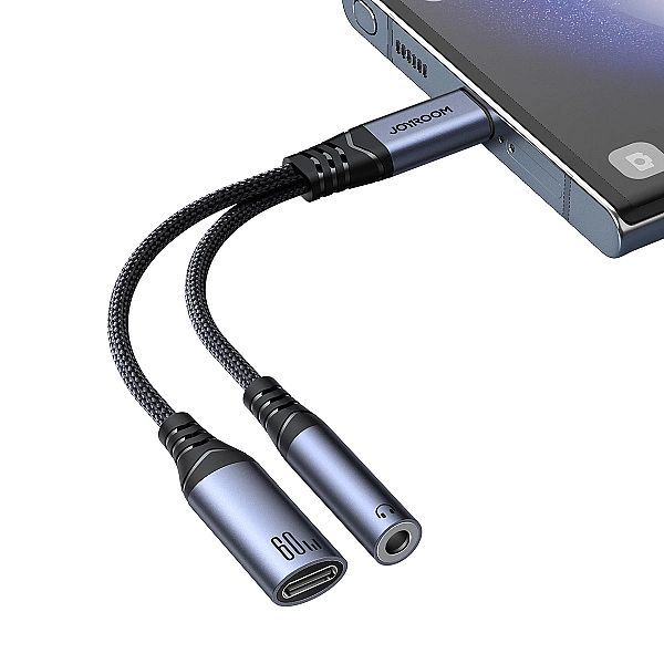 Adapter Dac 2w1 Joyroom Sy-c02 Usb-c do Usb-c / mini jack 3.5 mm - cza