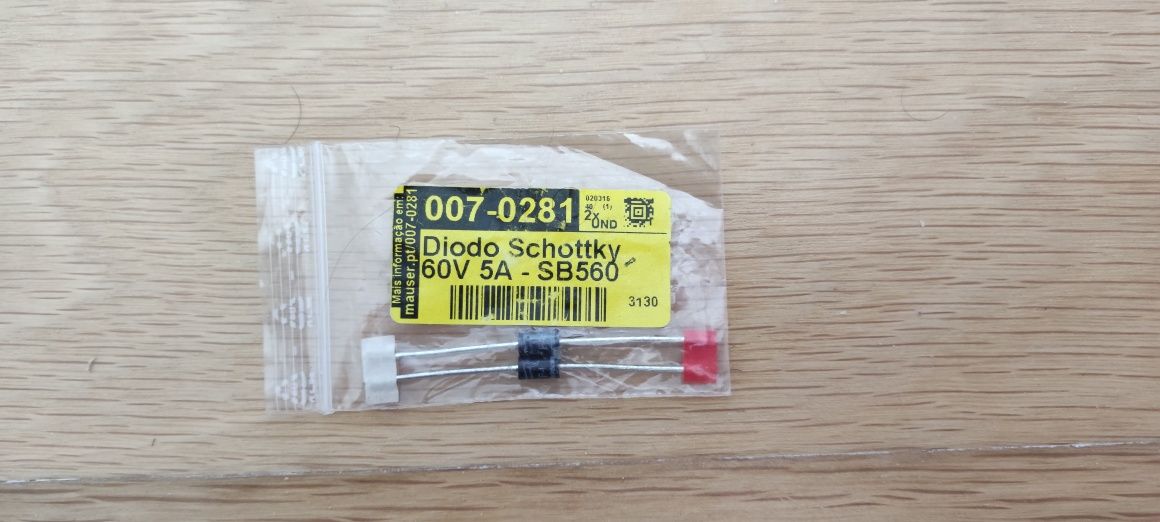 Diodo Schottky 60V 5A - SB560