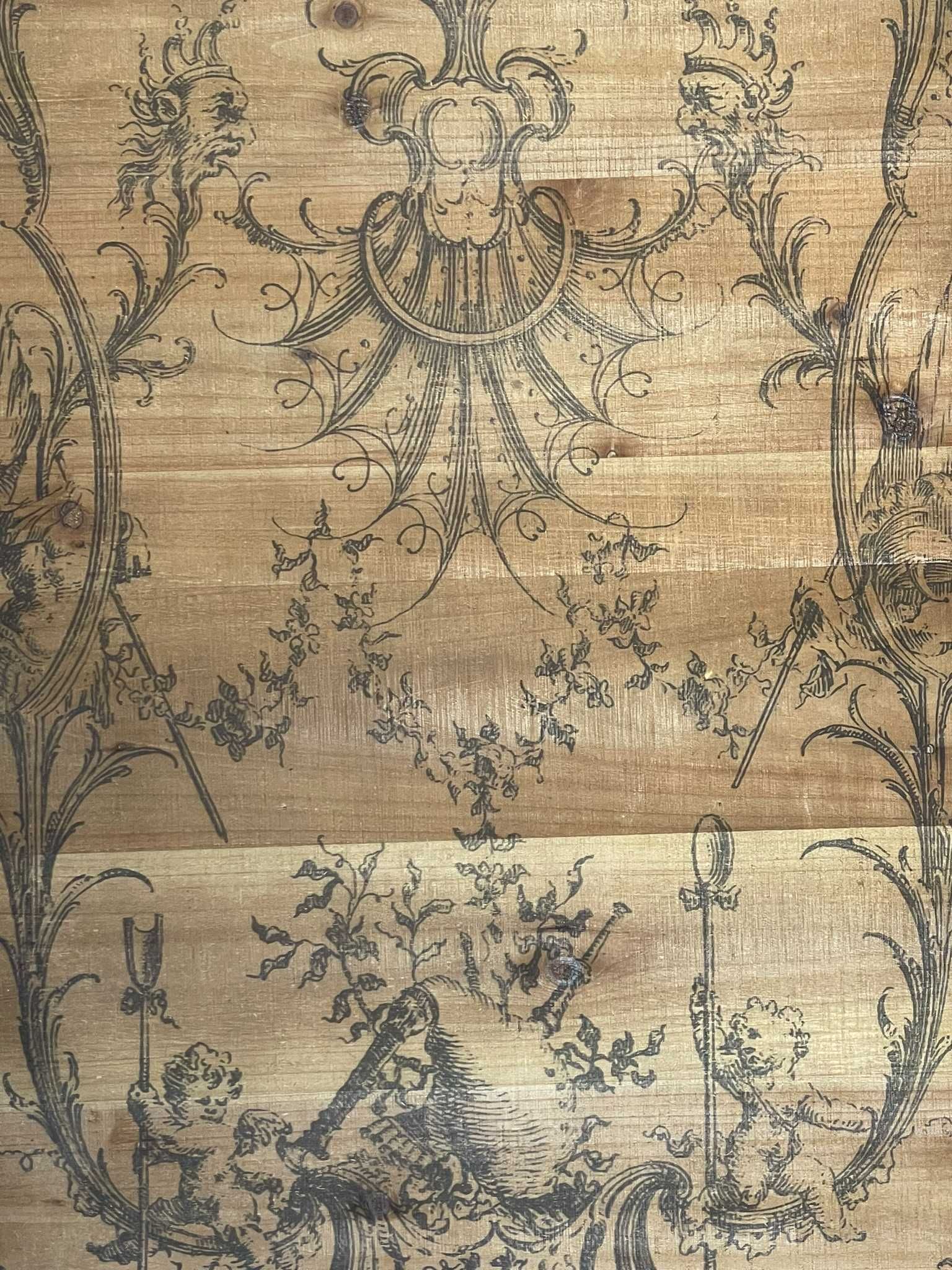 Painel decorativa de madeira