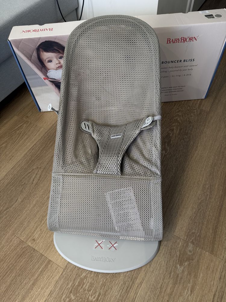 BabyBjörn Bouncer Bliss – idealny stan, oryginalne opakowanie