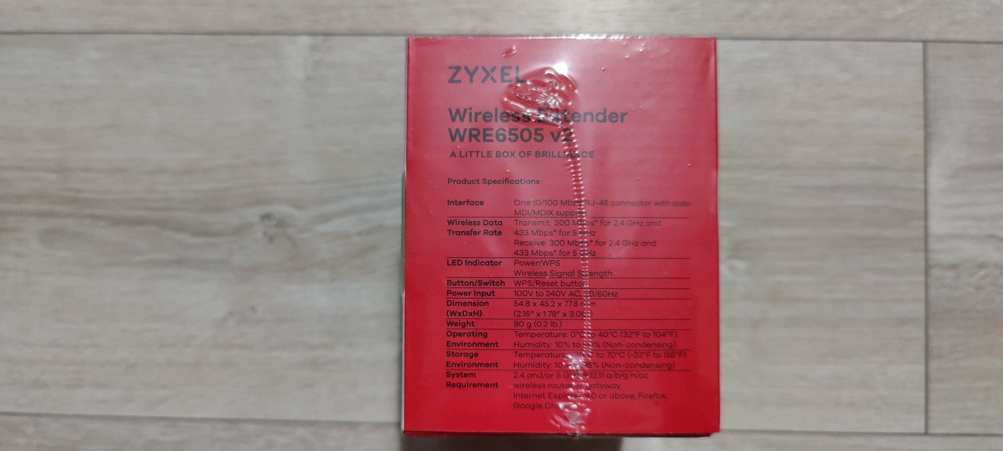 Wzmacniacz sygnału WiFi Zyxel WRE6505 v2