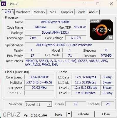Ryzen 9 3900x 12 rdzeni, 64GB, RTX 3080Ti komputer stacjonarny