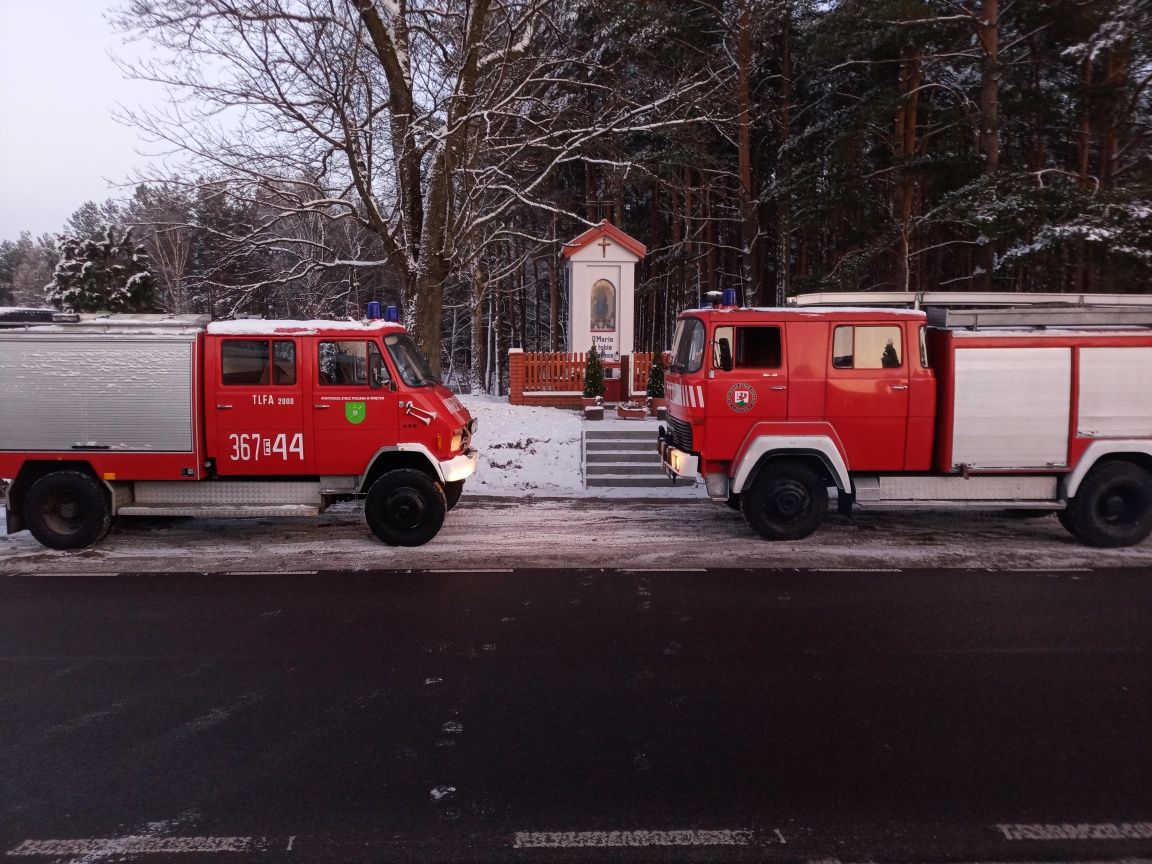 Magirus Deutz 170d11 pożarniczy 4x4 wspomaganie