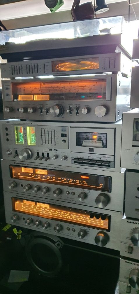 Amplituner KENWOOD KR 3090 plus kolumny YAMAHA