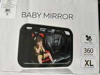 lusterko samochodowe na fotel dla dziecka baby mirror XL 360