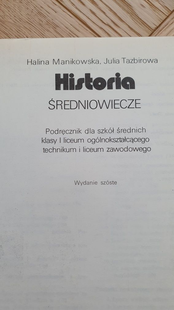 Podręcznik Historia 1 Średniowiecze Halina Manikowska Julia Tazbirowa