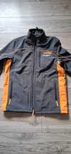 RUKKA kurtka bluza softshell L/XL szara z logo firmy.