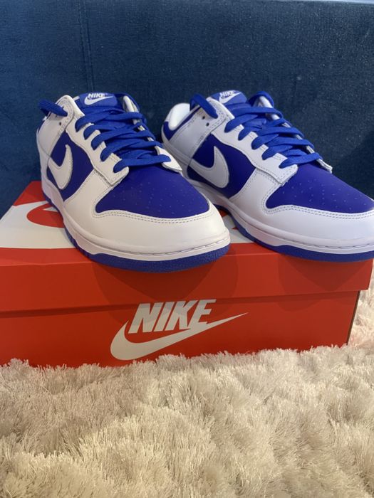 Nike Dunk Low Retro Racer Blue White/White