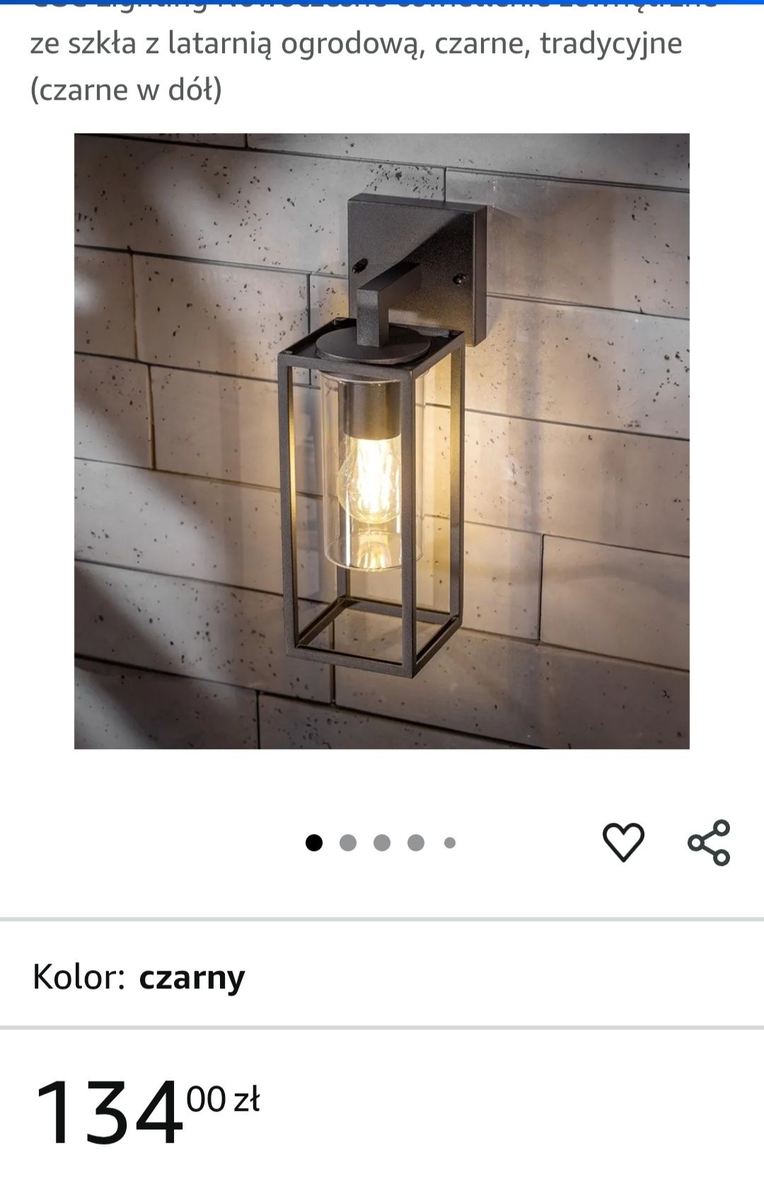 Lampa zewnętrzna