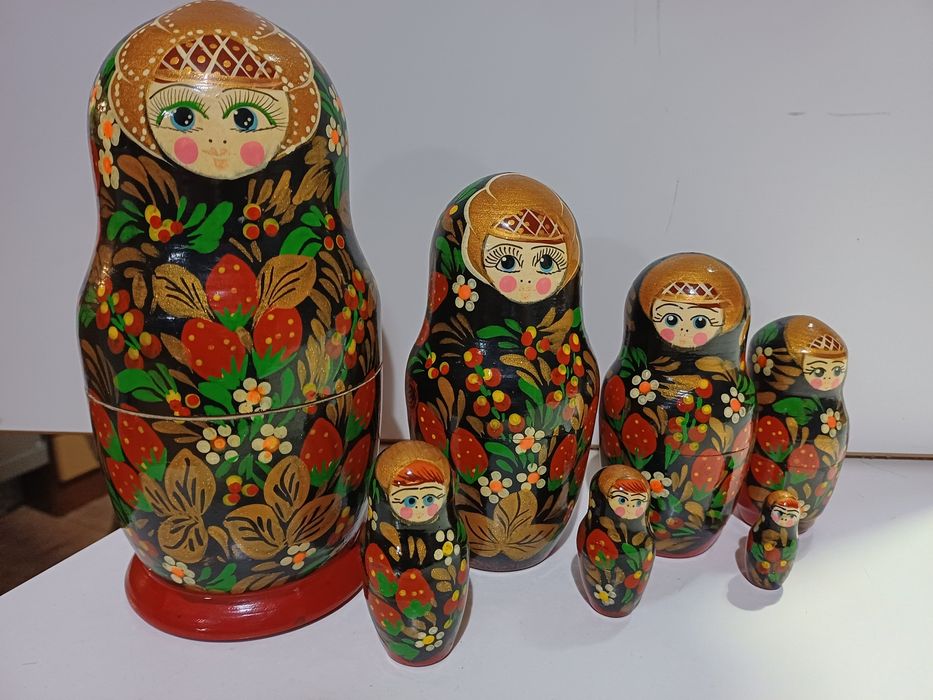 Matrioszki 7szt drewniane