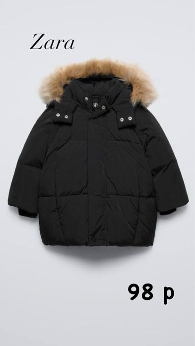 Пухавая куртка Zara 98