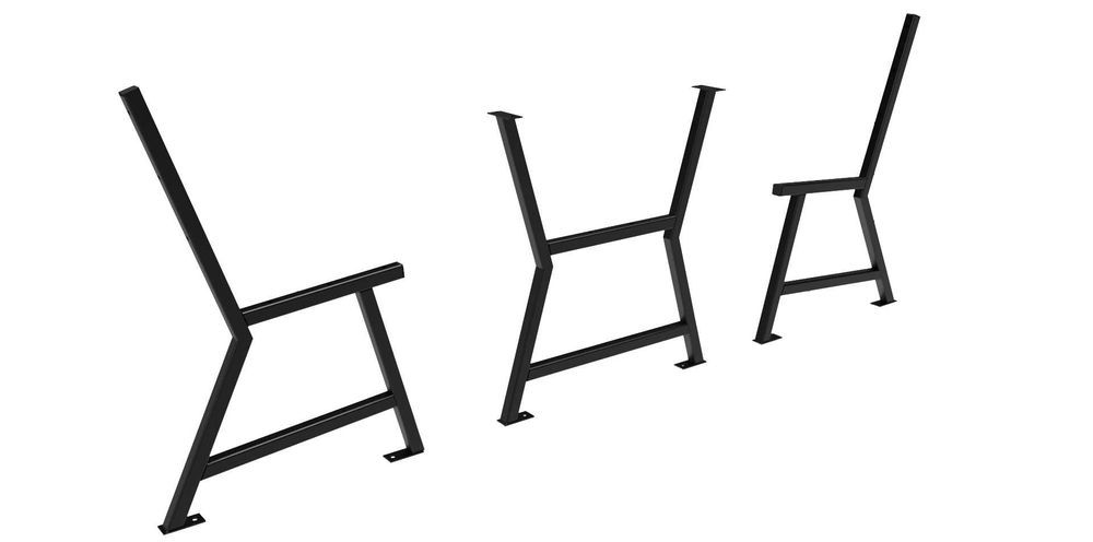 Zestaw Ogrodowy Bok Ławka Stół Noga METAL