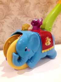 Музична Іграшка-каталка "Слон-циркач" - Kiddieland