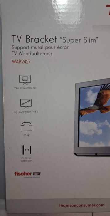 THOMSON Uchwyt Ścienny Do TELEWIZORA 19-48" zestaw 3 szt