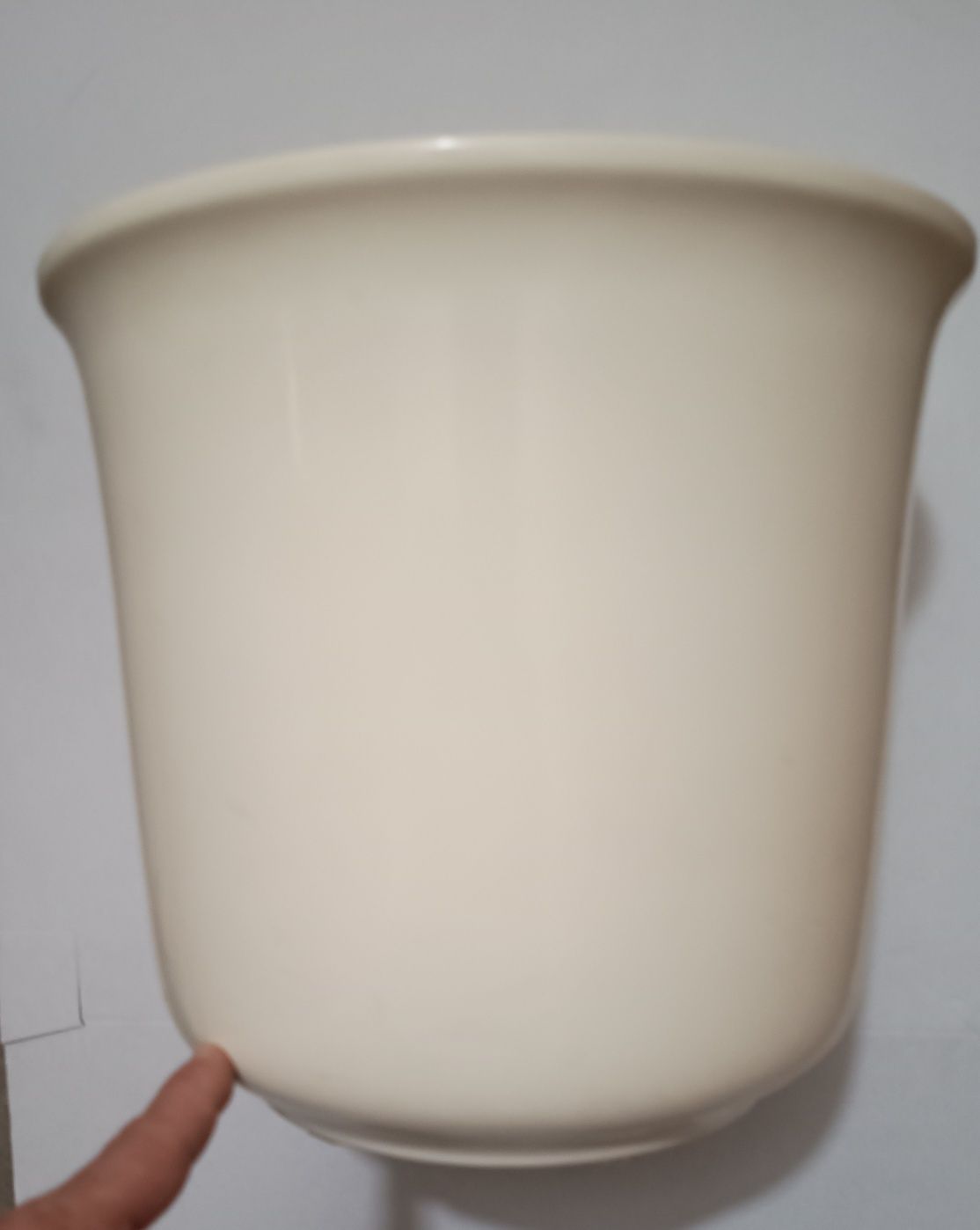 Niemiecka glazurowana donica w bardzo dobrym stanie, Średnica 29 cm