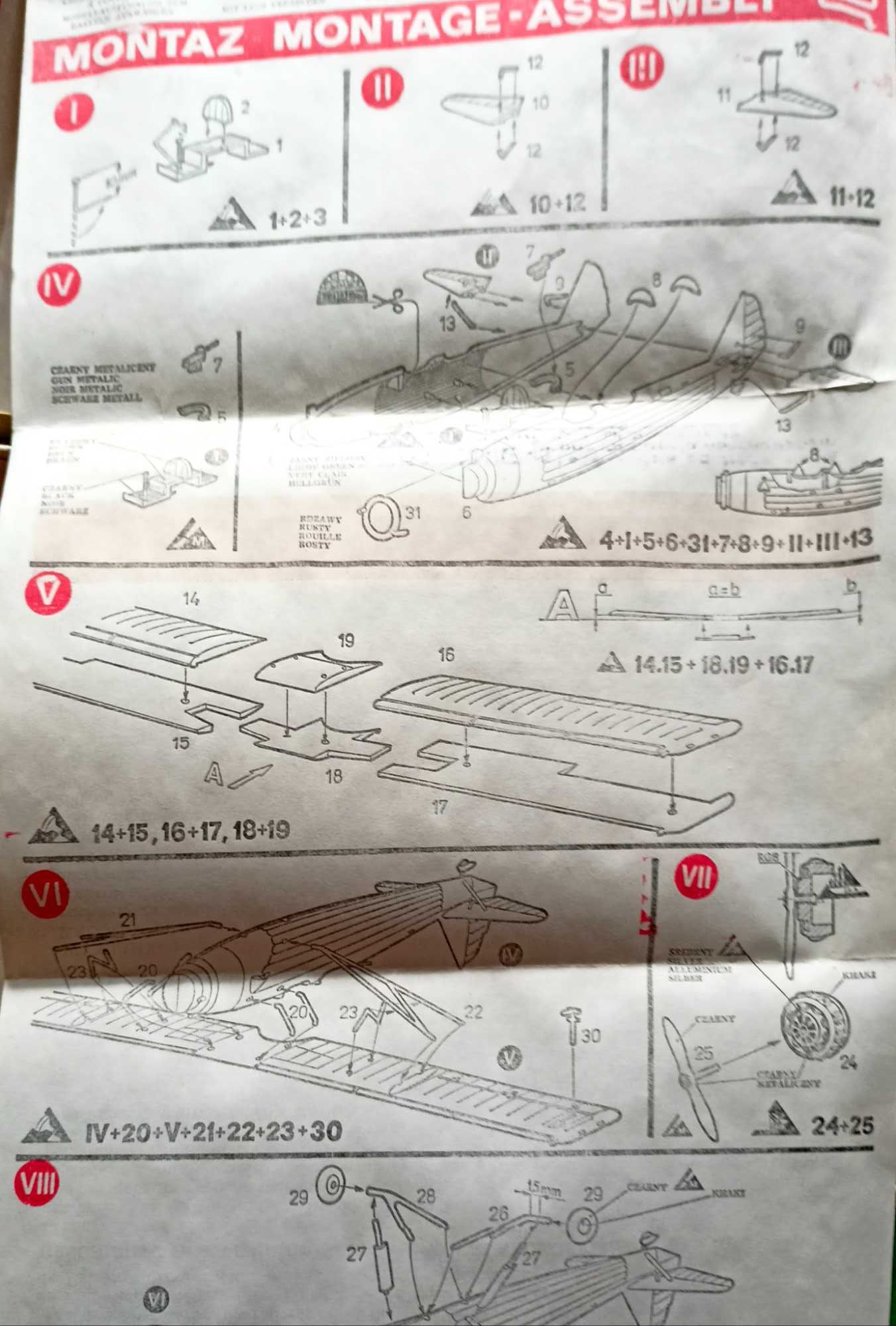 Sprzedam  model samolotu PZL Czapla