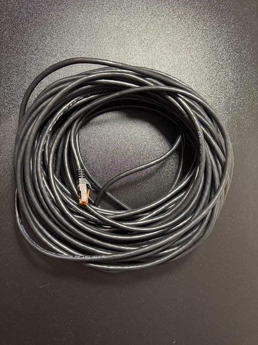 Kabel sieciowy S/FTP Cat6A 500 MHz – 20 m, ekranowany patch-cord