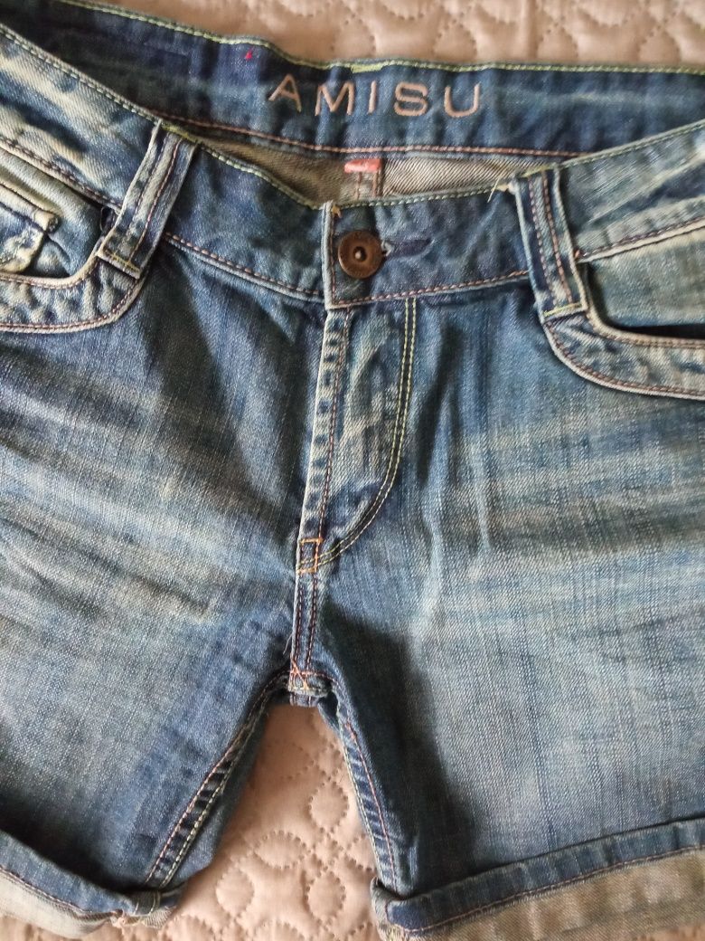Spodenki szorty damskie jeans 42 rozmiar