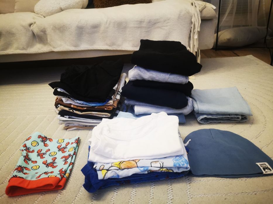 Paka ubrań chłopięce 128 134 sinsay