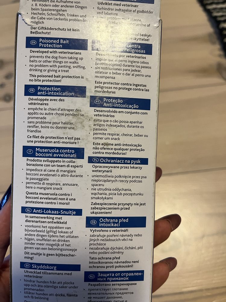 Ochraniacz na pysk dla psa