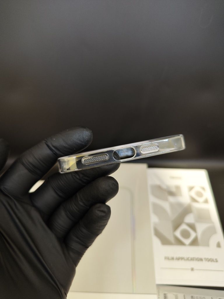 Чехол Baseus MagSafe для Apple iPhone + защитное стекло. Запакованный