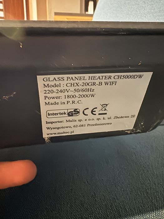 Grzejnik elektryczny konwektorowy