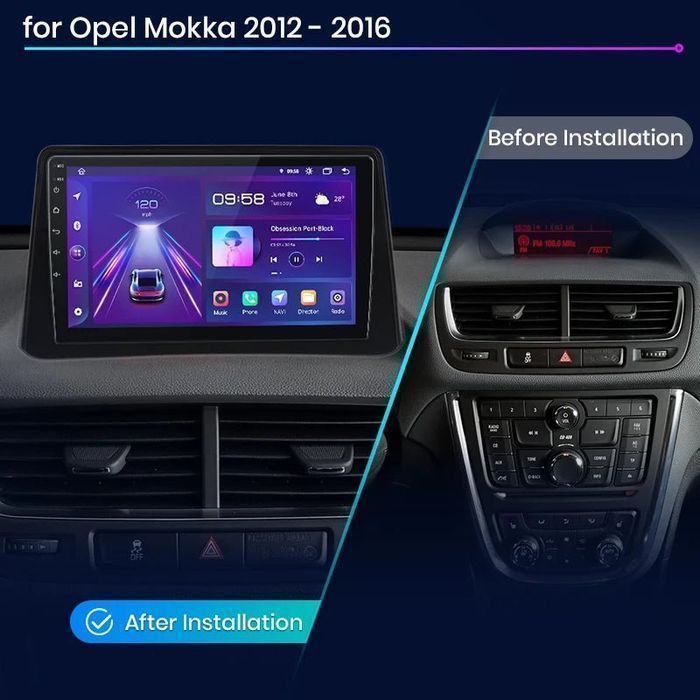 Radio do Opel Mokka 2012 - 2016, CarPlay Android 4GB-64GB