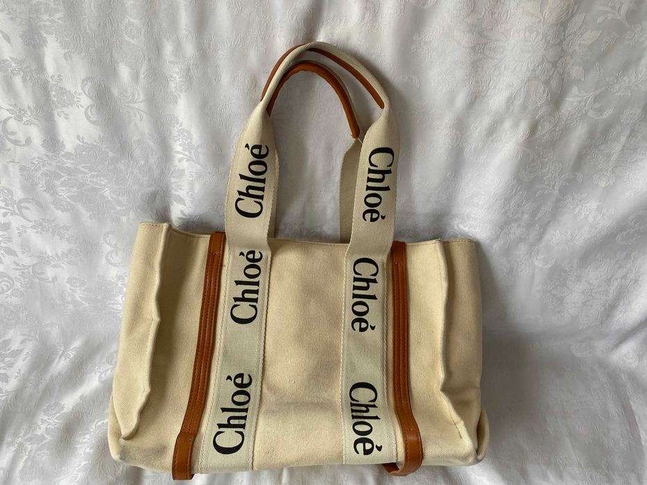 CHLOE  materiałowa torebka