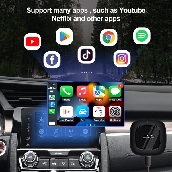 Isudar Carplay AI Box Wireless Android Auto