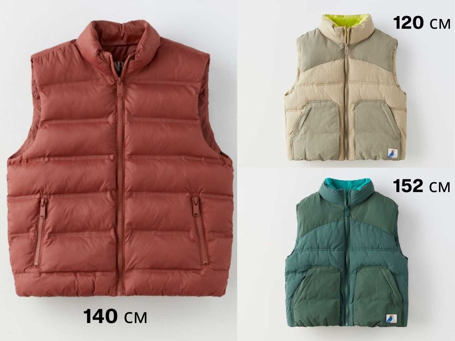 Жилетка на осень Zara 120-122 см ,140 см 152 см