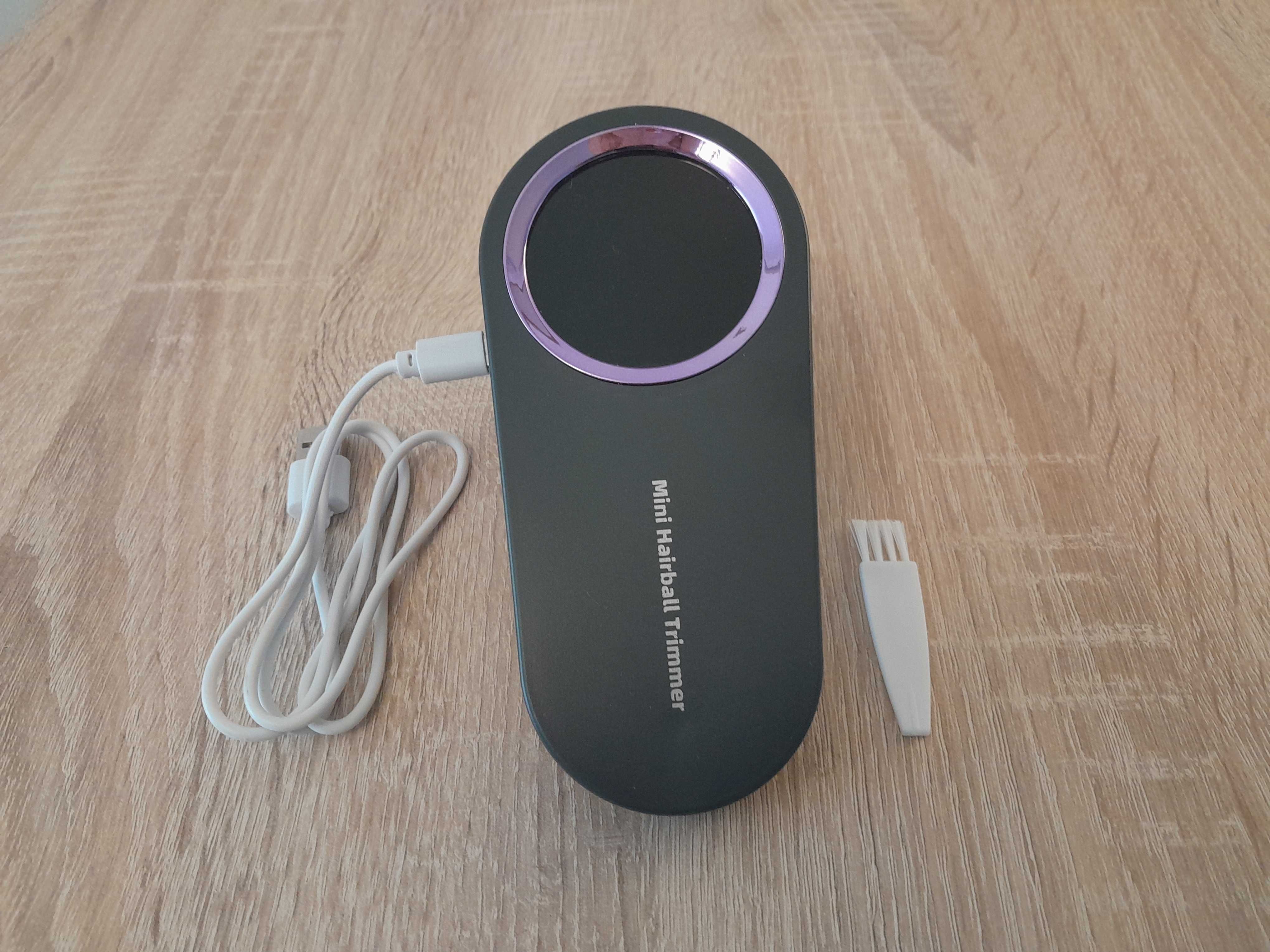 Golarka, maszynka elektryczna do ubrań, tkanin/ Wyświetlacz LED/ Szara