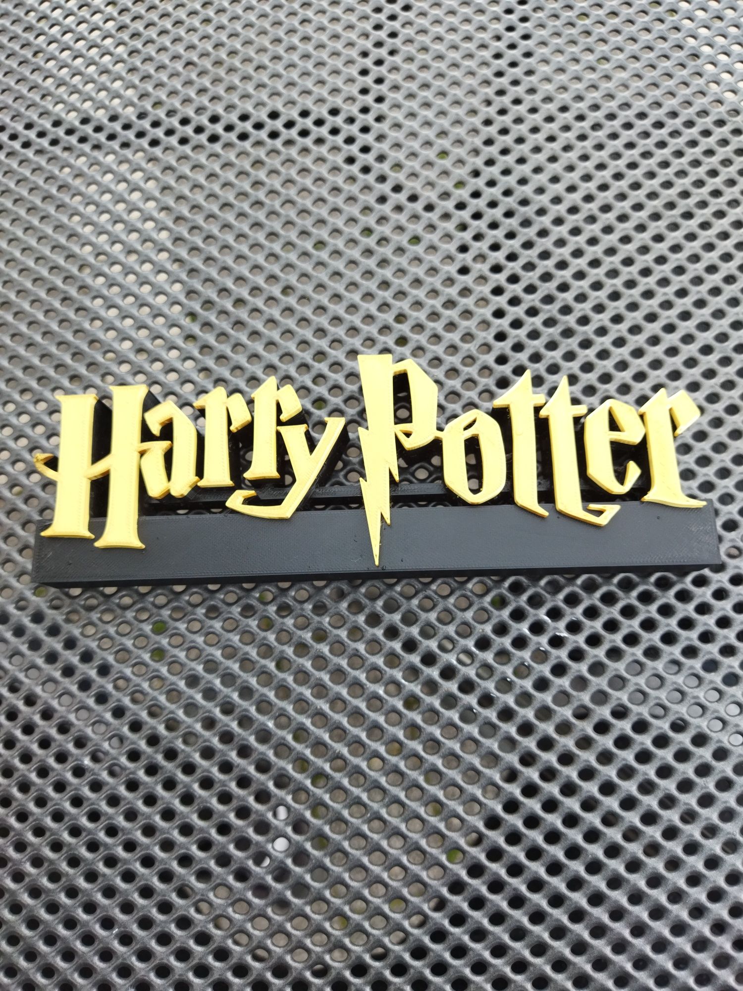 Harry Potter - ozdobne logo do kolekcji figurek & gadżetów prezent