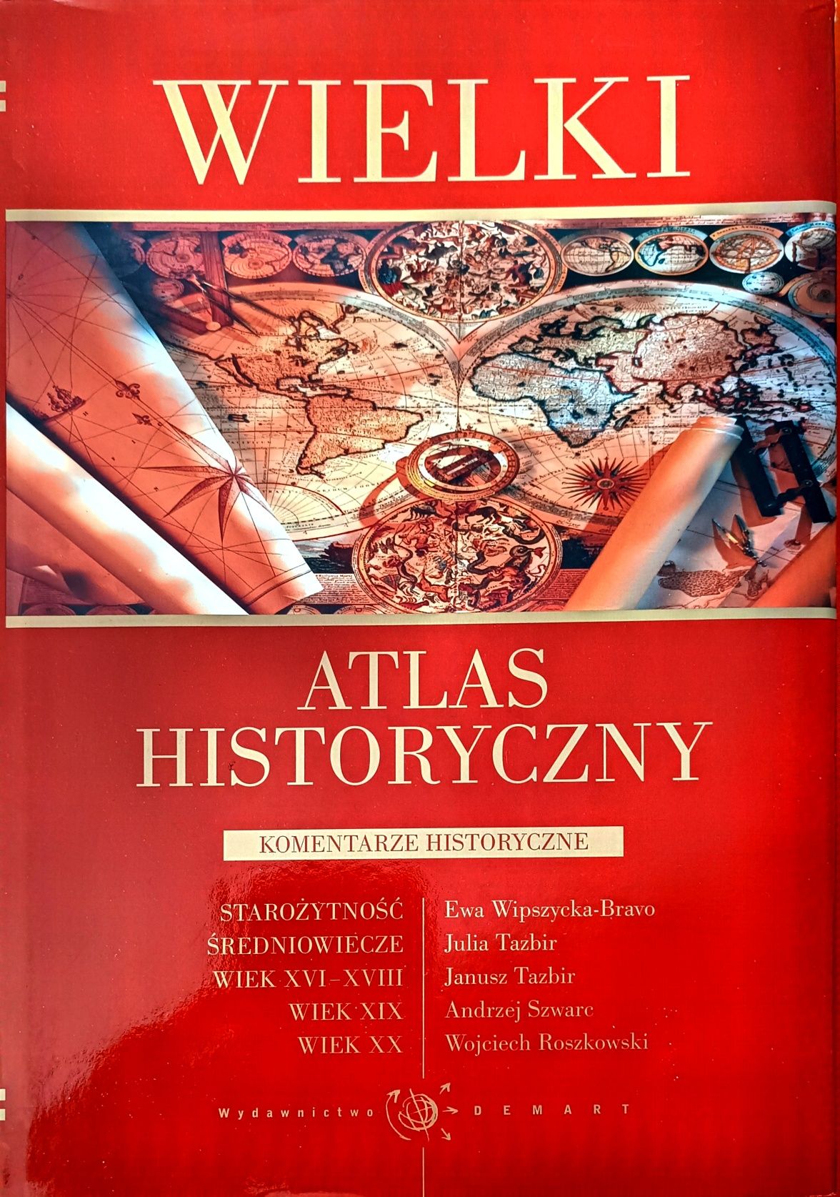 Wielki Atlas Historyczny wyd. Demart NOWY!!!