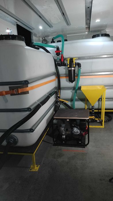 system płuczkowy, zabudowa, mieszalnik bentonitu, przewierty