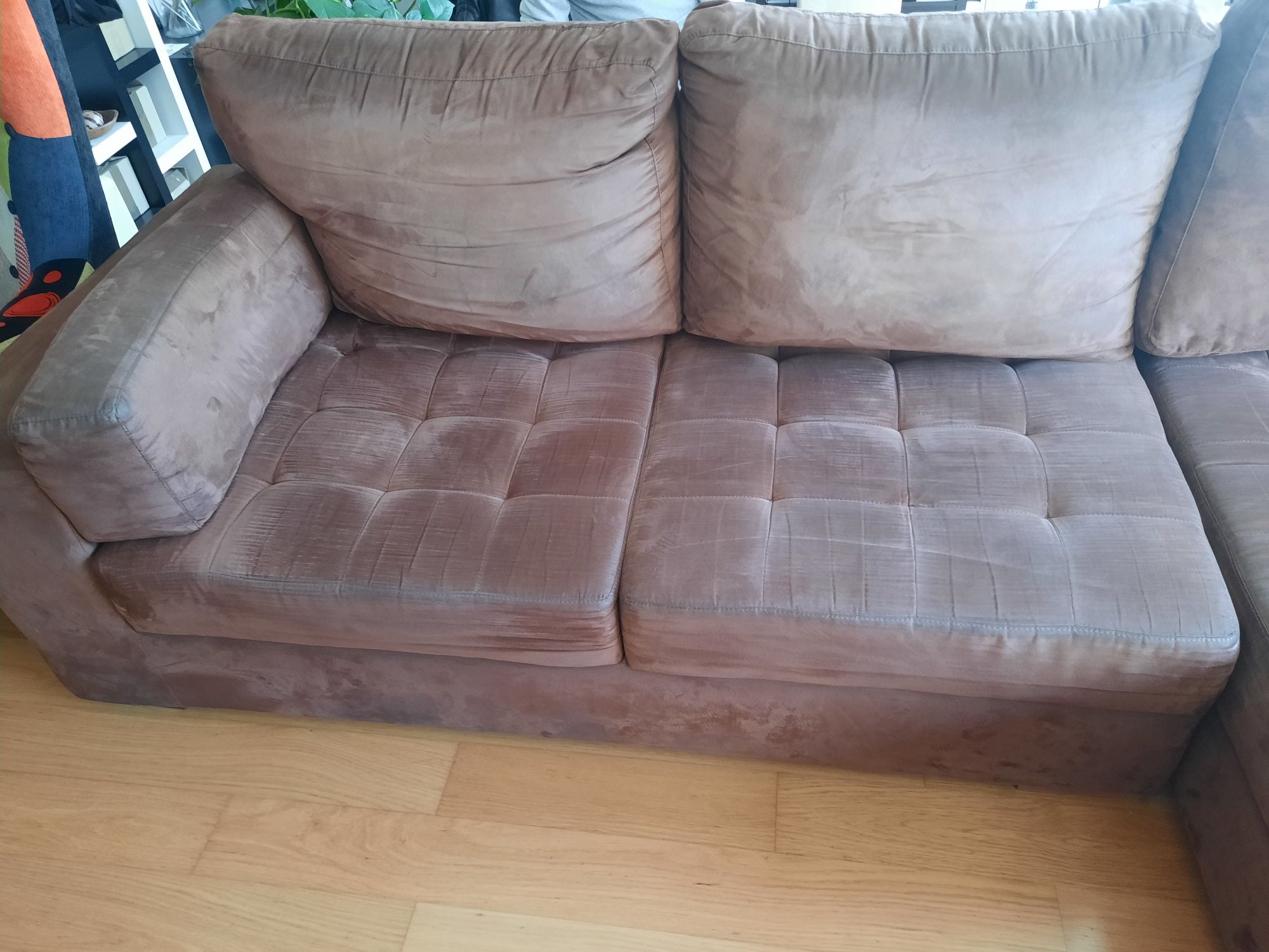 sofá com chaise long
