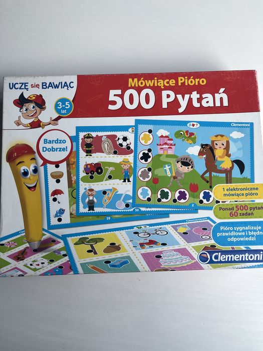 Mówiące pióro 500 pytań 3-5 lat Clementoni