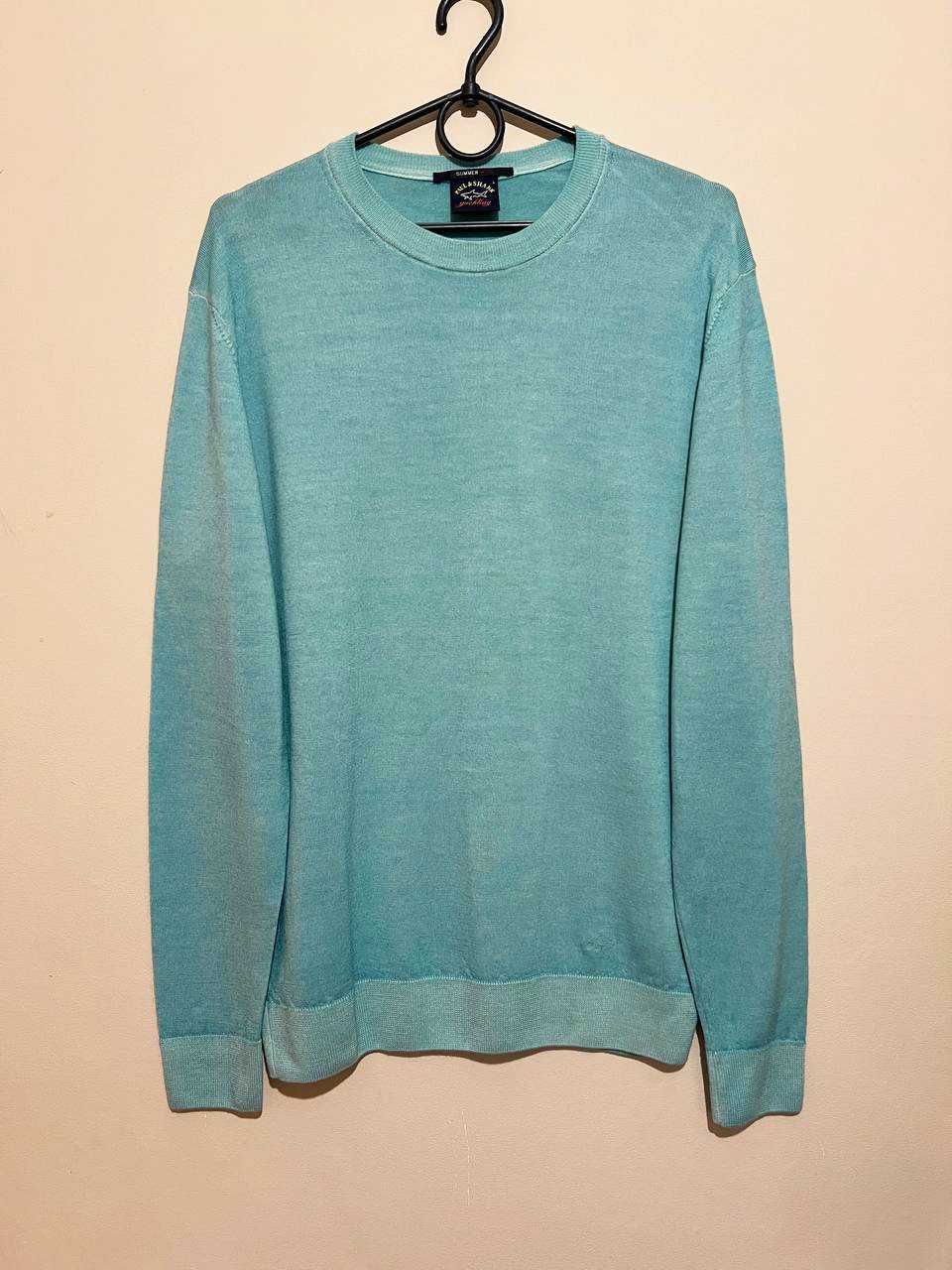 Новый пуловер шерсть Paul & Shark Summer Wool crew neck - L