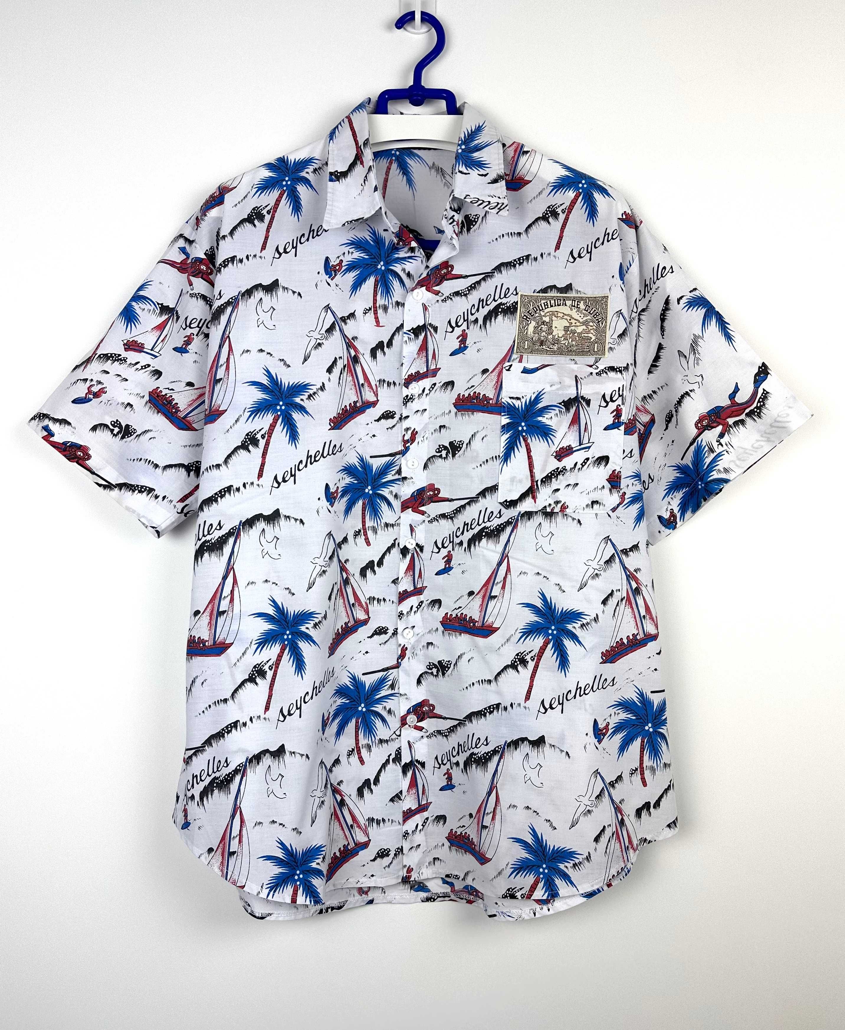 Koszula hawajska Seszele plażowa Kuba RAGYARD r. XL